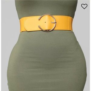 Waistbelt mustard color